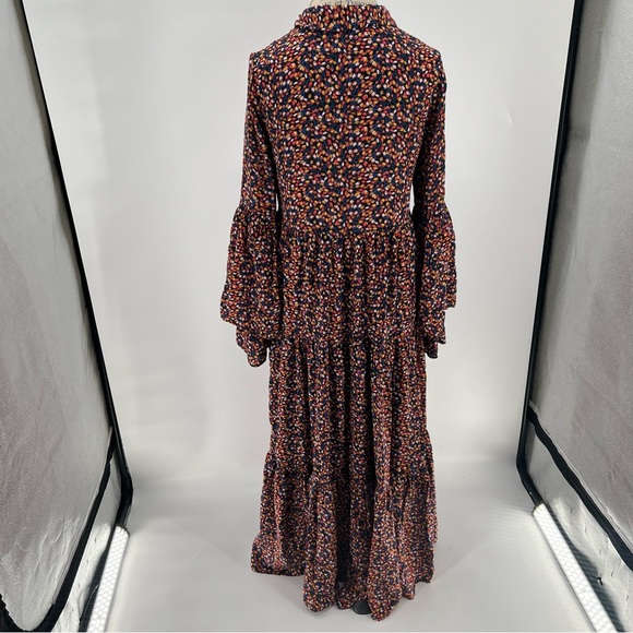 Free People Charlotte Tie-Front Print Maxi Dress - Picture 15 of 16
